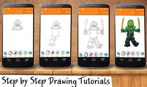 How To Draw Lego Ninja Go Characters screenshot 3