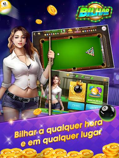 Bilhar - Bilhar bola 8 - Bilhar com jogo de cartas screenshot 11