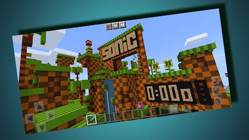 Mod Sonic for Minecraft PE скриншот 5