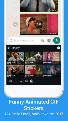 Teclado Emoji iMore - Cool Font, Gif & 3D themes screenshot 3