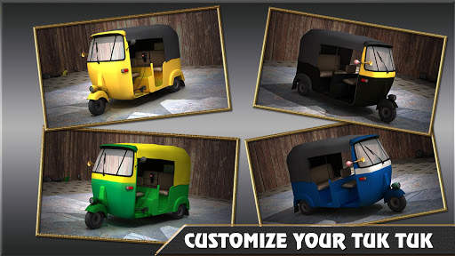 Tuk Tuk Hill Climbing 3D screenshot 1