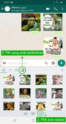 Stiker WA Gambar Meme Lucu screenshot 2