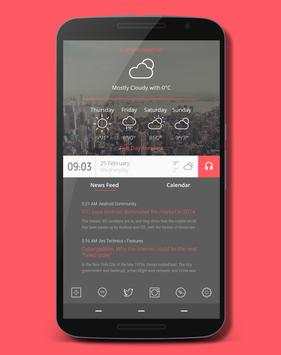 Pinkmotion for Kustom KLWP 3 تصوير الشاشة