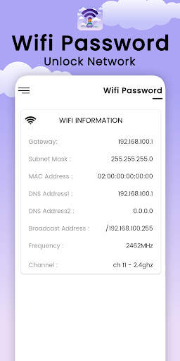 Wifi Password Unlock Network screenshot 3