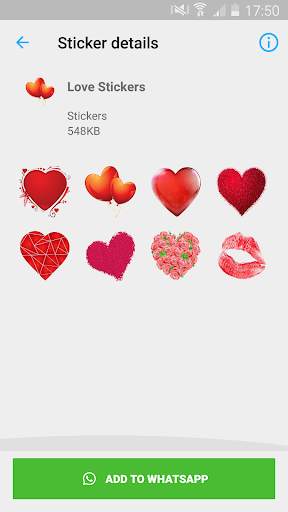 Liebe Aufkleber für WhatsApp screenshot 2