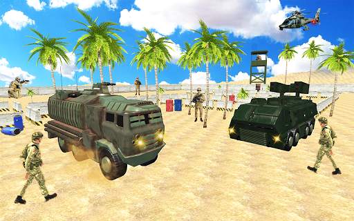 Army Truck Driving USA Simulator 3D Military games screenshot 1