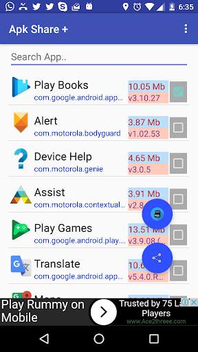 App Extracter & Backup to SD card screenshot 3