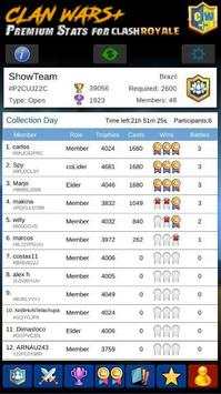 Clan Wars  Premium Stats for Clash Royale screenshot 6