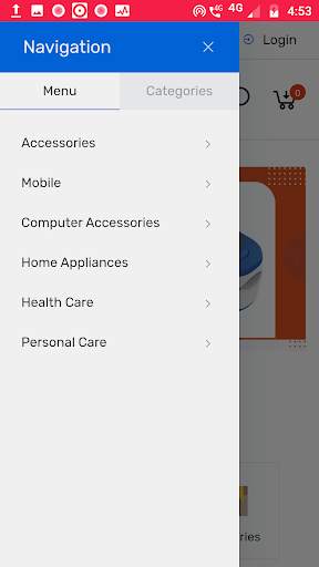 Ambica Mobile World Ecommerce screenshot 2