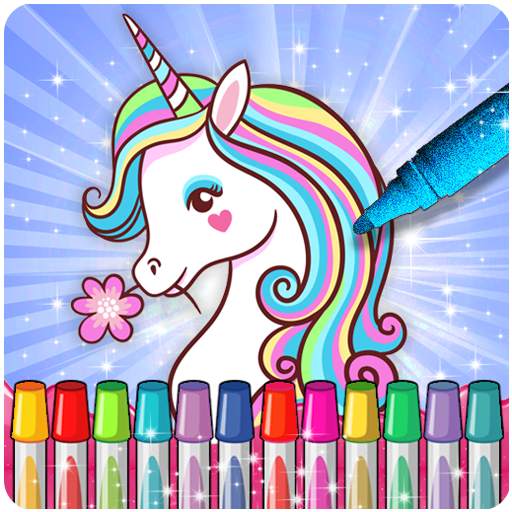 Unicorn coloring book: Mandala free coloring pages 2.1