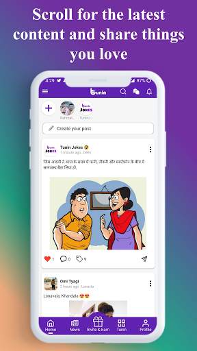 Tunin - Connect Socially With Everyone screenshot 1