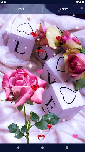 3D Hearts Love Live Wallpaper screenshot 5