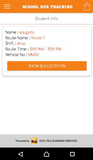 Tata Tele School Bus Tracking - Parent screenshot 3