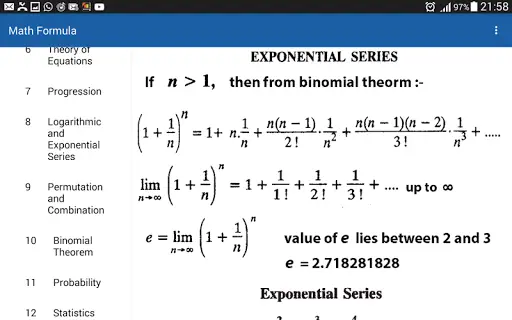 Math Formula for 11th 12th screenshot 8