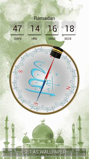 Qibla Compass Live Wallpaper screenshot 7