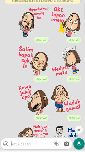 Stiker Jawa Lucu Koplak screenshot 3