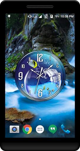 Aquarium Clock Live Wallpaper screenshot 2