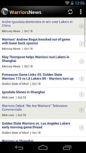 Golden State Basketball News screenshot 1