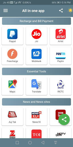 All In One App - All Online Shopping, Social Media screenshot 4