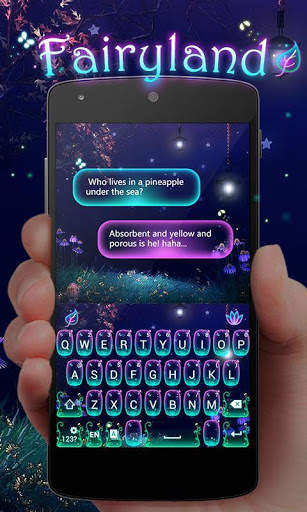 Fairy Land GO Keyboard Theme स्क्रीनशॉट 3