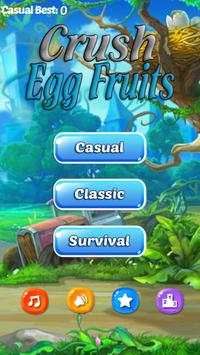 Crush Eggs Fruits Free screenshot 1