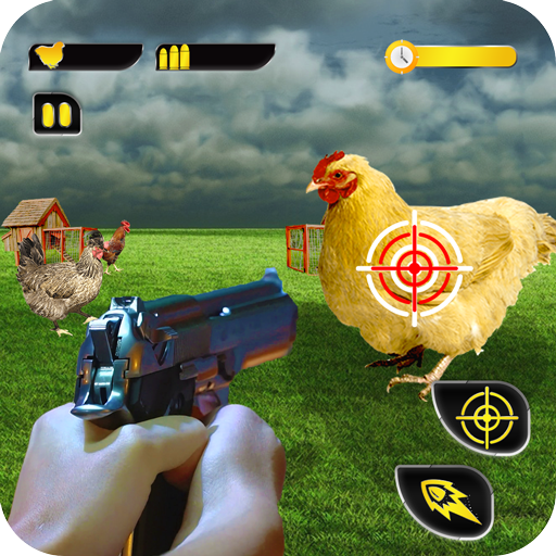 Crazy Chicken Shooter : Farm Hunting Game icon