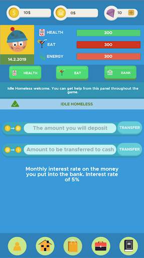 Idle Homeless - Life Simulator screenshot 4