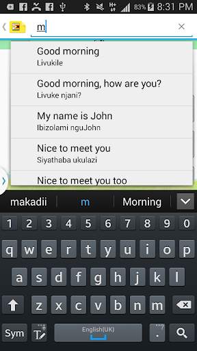 Ndebele Travel Companion screenshot 4