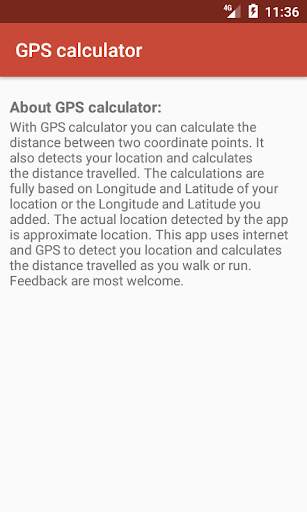 GPS Calculator Lite screenshot 3