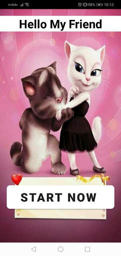 Video call From Tom & Angela cat lovely (prank) screenshot 1
