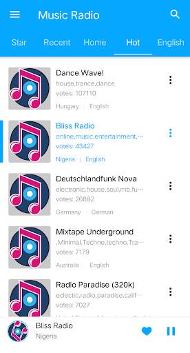 Music Radio screenshot 1