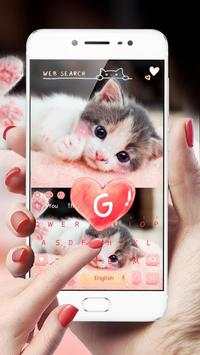 Cute Little Kitty keyboard screenshot 1