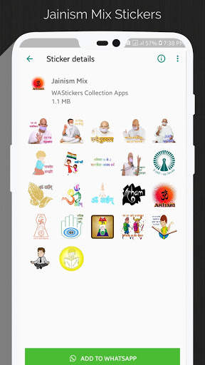 Jain Stickers - WAStickerApp screenshot 4