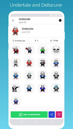 Undrtal and Deltrun Stickers screenshot 5