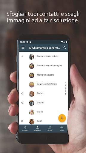 ID Chiamante a schermo intero screenshot 2