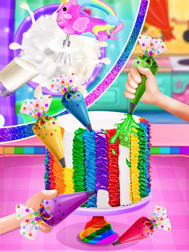 Unicorn Cake 4 - Sweet Unicorn Desserts Maker screenshot 3