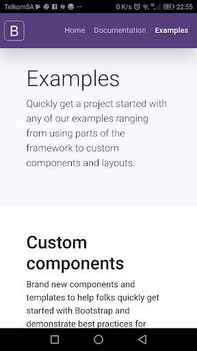 Bootstrap 4 screenshot 4