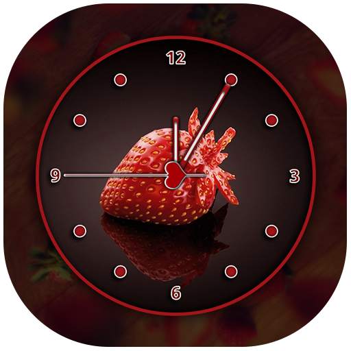 Strawberry Clock Live Wallpaper 1.0