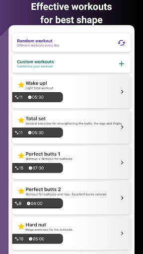 Perfect buttocks&legs workout screenshot 2