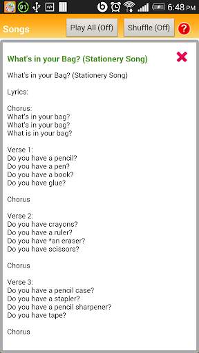 Songs for Kids screenshot 5