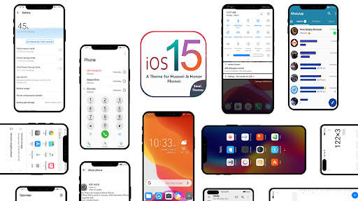 Os15 Theme for Huawei Emui screenshot 1