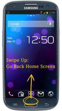 Swipe Home Button screenshot 1