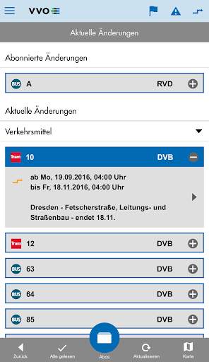 VVO mobil screenshot 7