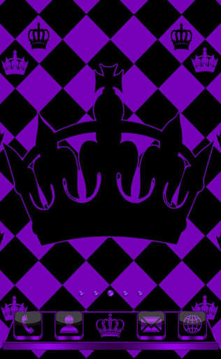 Purple Chess Crown Go Launcher screenshot 2