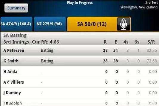 Yahoo Cricket screenshot 6