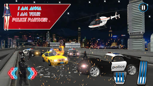 Real police car chasing: Driving simulator 2019 screenshot 3