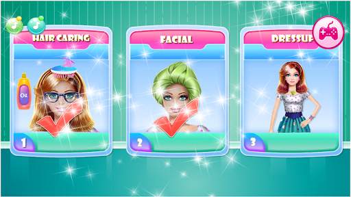 Games Hair Salon:  love  Hairstyle Color Makeover screenshot 2
