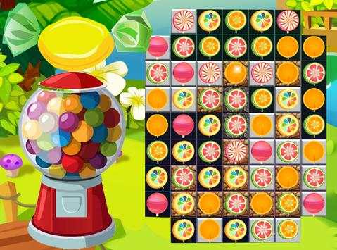 Candy Lollipop Rainbow Match 3 game screenshot 5