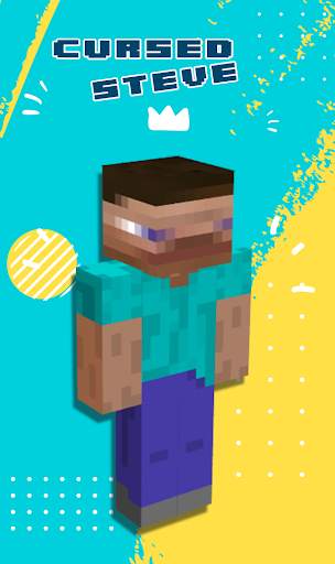 Cursed Steve Skin For Minecraft screenshot 1