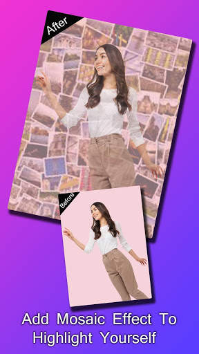 Mosaic Amazing Photo Editor : Mosaic Pic Effect 1 تصوير الشاشة